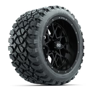 Set of (4) 14 in GTW Vortex Wheels with 23x10-14 GTW Nomad All-Terrain Tires