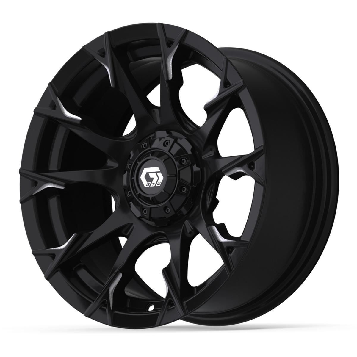 15&Prime; GTW&reg; Diablo Gloss Black with Machined Accents Wheel