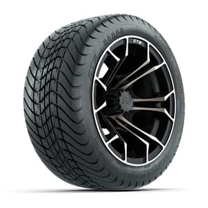 GTW Spyder Bronze/Matte Black 12 in Wheels with 215/35-12 Mamba Street Tires – Full Set
