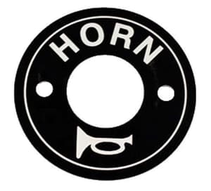 E-Z-GO Horn Switch Decal Plate (Years 1975-Up)
