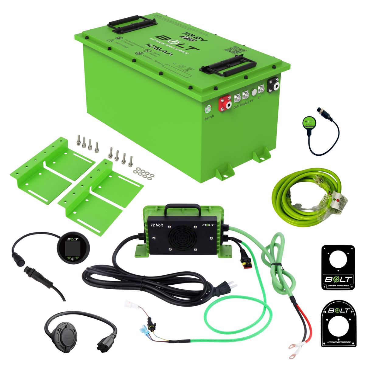 Bolt Energy Yamaha G19-G22 74V 105AH Heated Standard Battery Kit