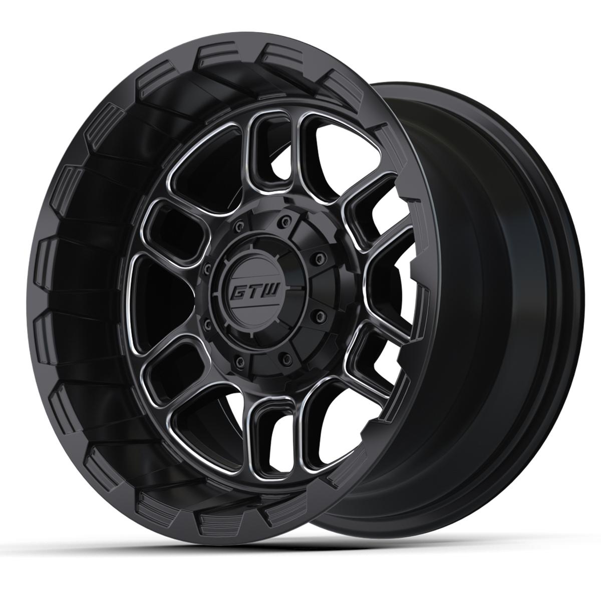 12” GTW Titan Black & Machined Wheel