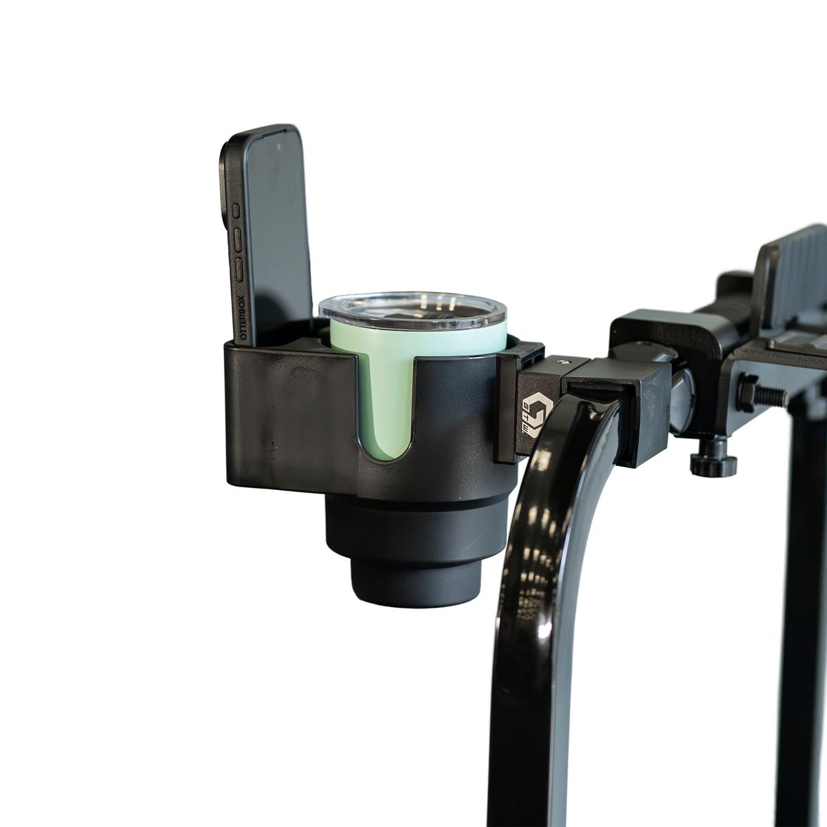GTW&reg; BaseClamp Mounting Clamp with Cup and Phone Holder (1.25 Inch)