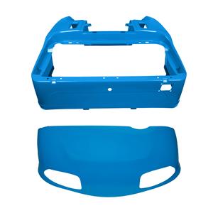 EZGO RXV Capri Blue OEM-Style Front Cowl and Rear Body Kit (Years 2008-2023)