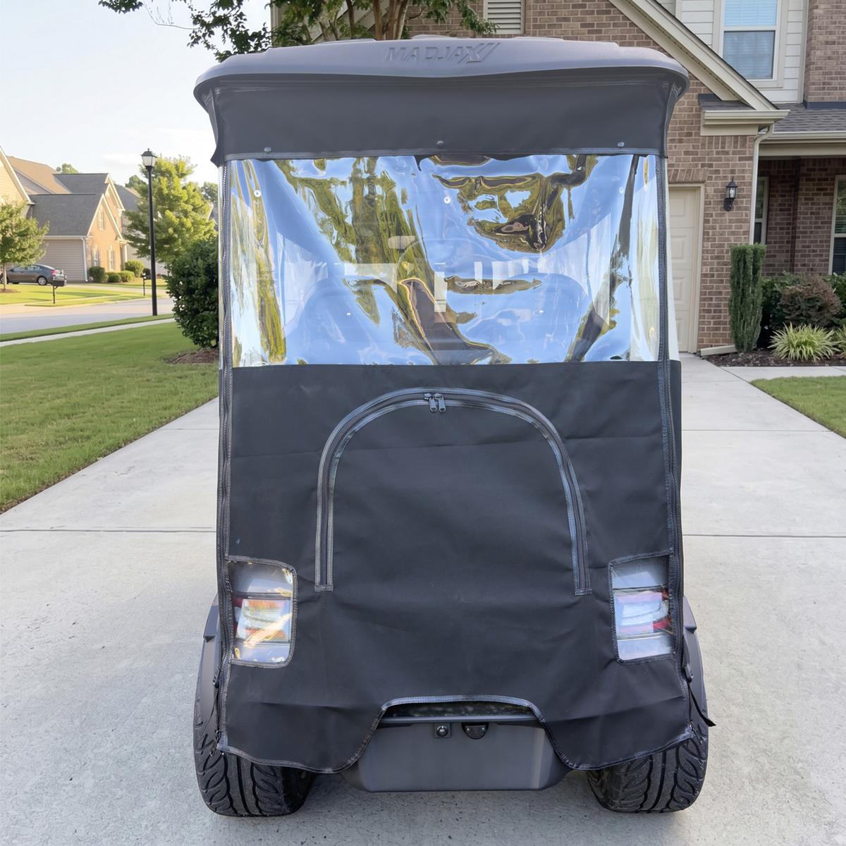 RedDot Black/Jockey Red Single Track Enclosure for MadJax&reg; Ascent with 4-Forward Facing Seats