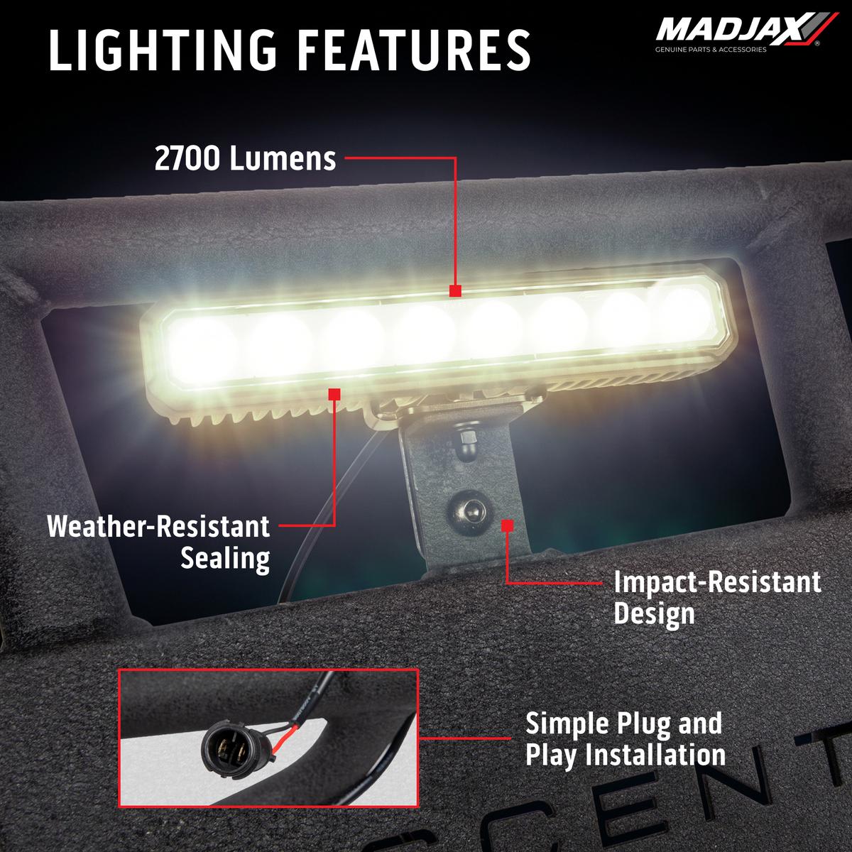 MadJax&reg; Ascent Brush Guard with LED Light