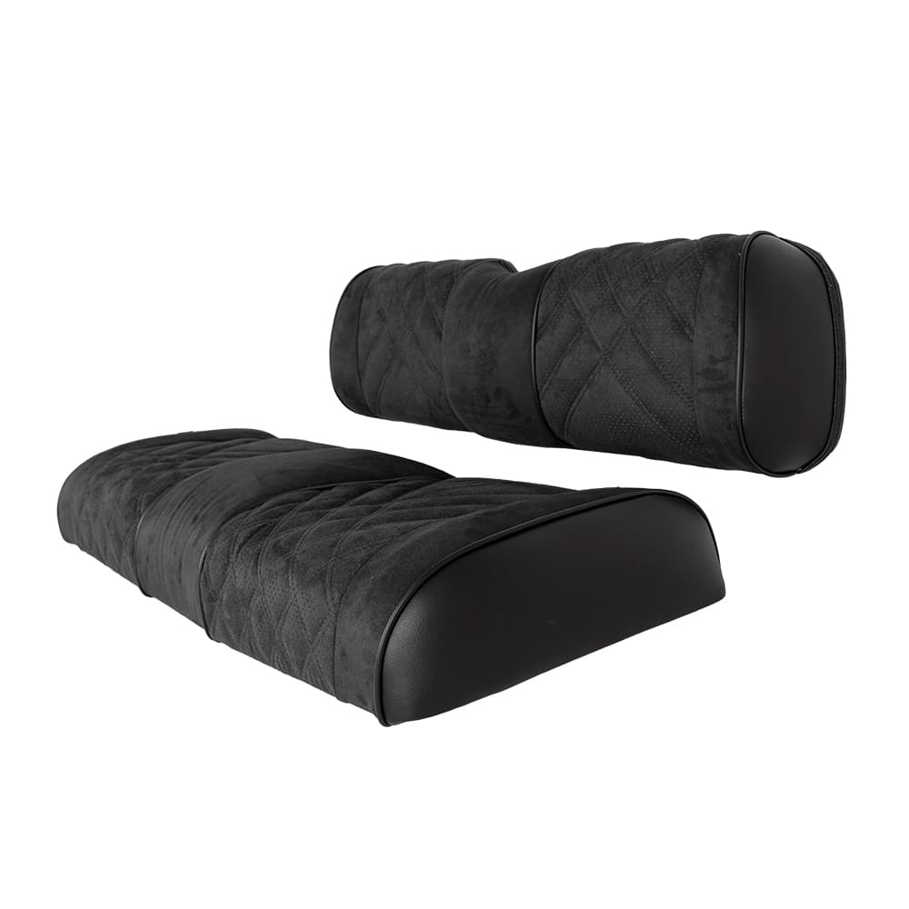 Premium RedDot&reg; Black Suede GTW&reg; Mach3 Rear Seat Cushions
