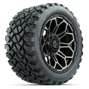 Set of (4) 14 in GTW Bravo Wheels with 23x10-14 GTW Nomad All-Terrain Tires