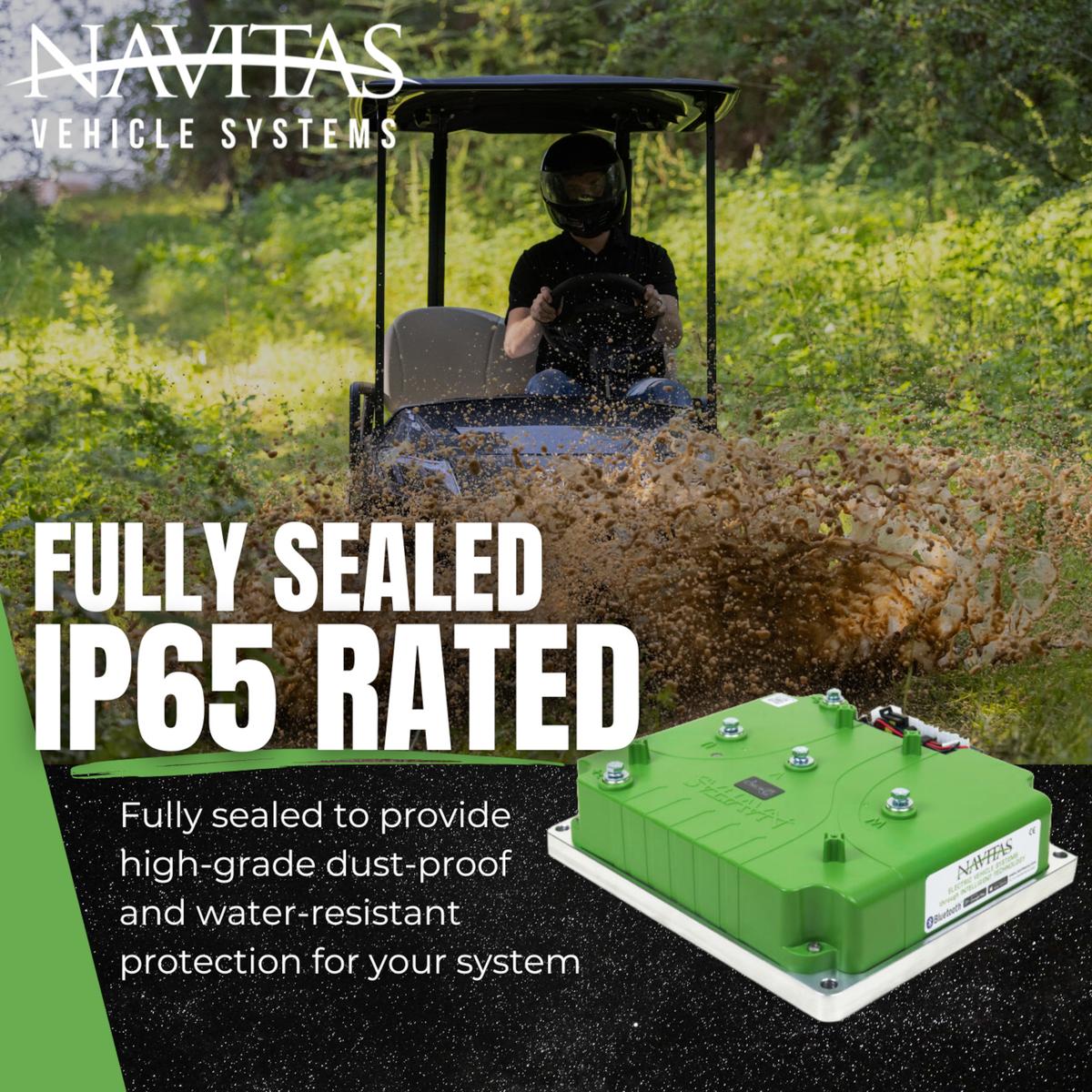 Navitas DC to AC Conversion Kit for Club Car Onward, Tempo, and Villager 4 with APPS Throttle 2022-Up -  5KW AC Motor &