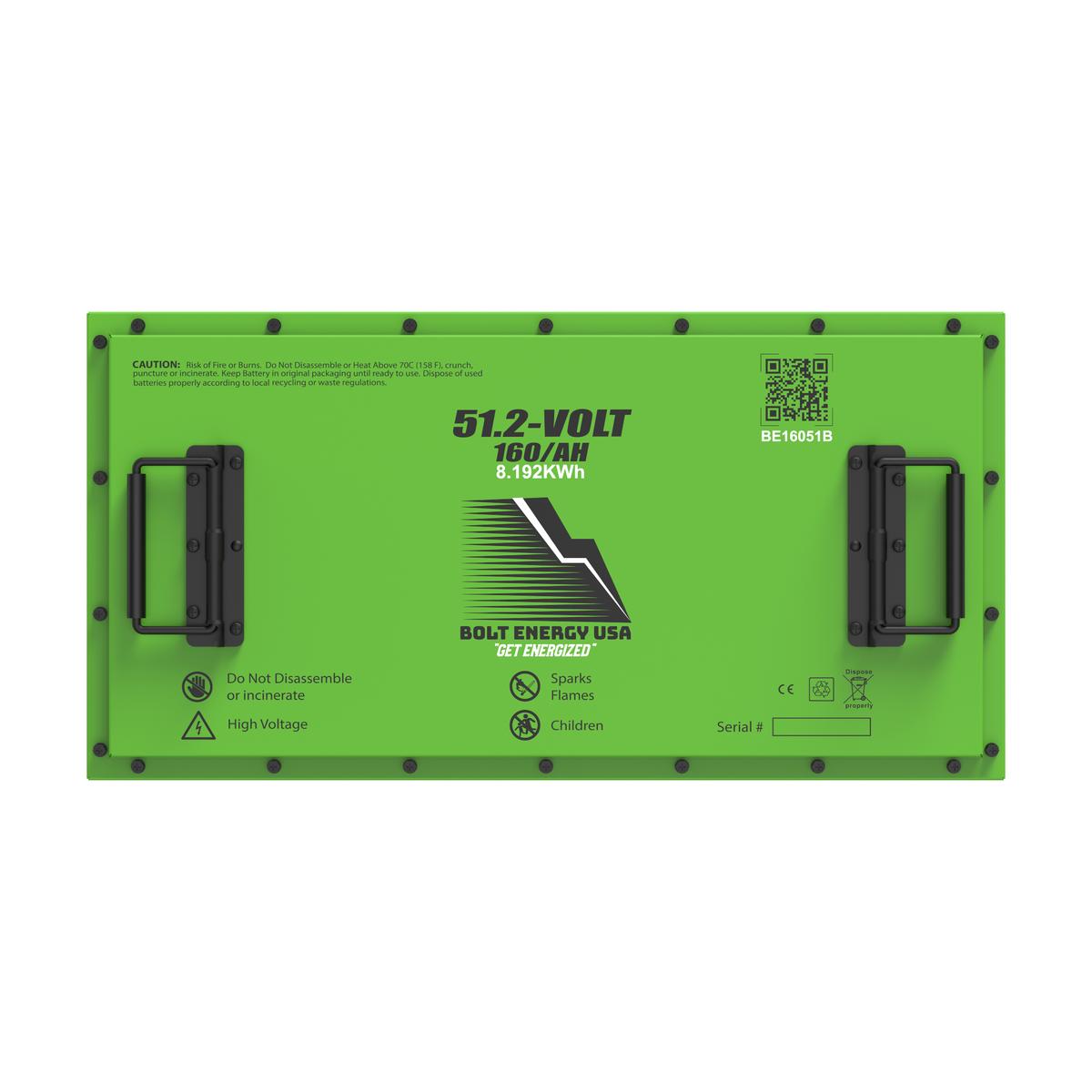 Bolt Energy 51V 160AH Heated Standard Accessory Battery Kit