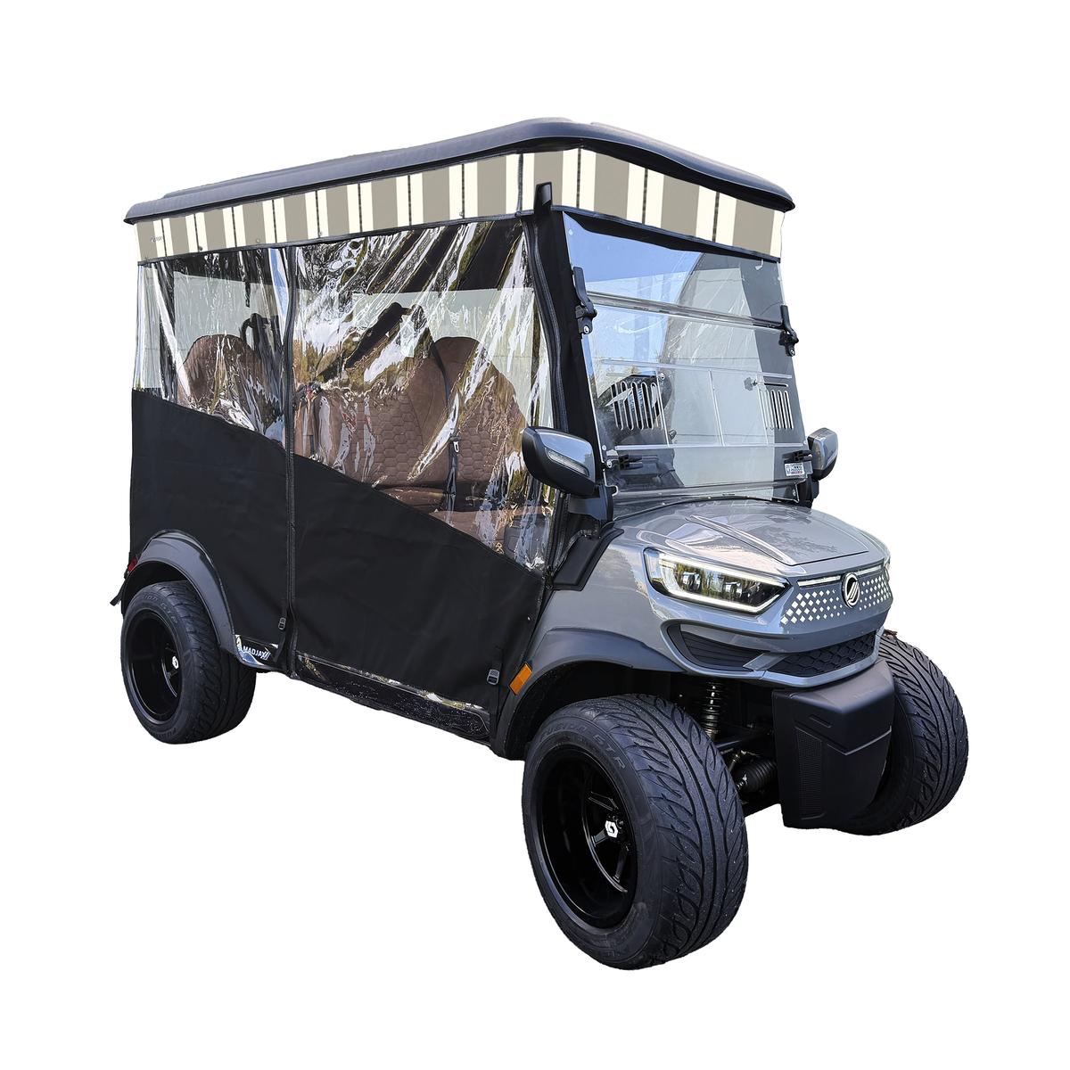RedDot Black/Equate Cashmere Single Track Enclosure for MadJax&reg; Ascent with 4-Forward Facing Seats