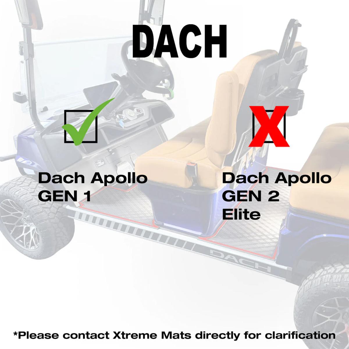 Xtreme Floor Mat Set, Dach Apollo, Gray-GCM172 - Nivel Parts