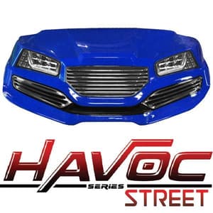 Yamaha G29/Drive HAVOC Street Style Front Cowl Kit in Blue (Years 2007-2016)