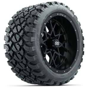 Set of (4) 14 in GTW Vortex Wheels with 23x10-14 GTW Nomad All-Terrain Tires
