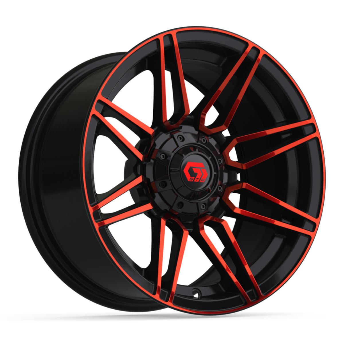 14&Prime; GTW&reg; Stealth Gloss Black with Red Face Wheel