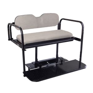 Buggies Unlimited EZGO RXV Rear Flip Seat - Stone Beige (Years 2016-Up)