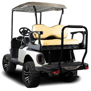 EZGO RXV MadJax&reg; Genesis 300 Rear Seat with Deluxe Sandstone Seat Cushions (Years 2008-Up)