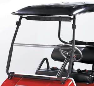 Clear Club Car DS Folding Windshield (Years 2000-Up)