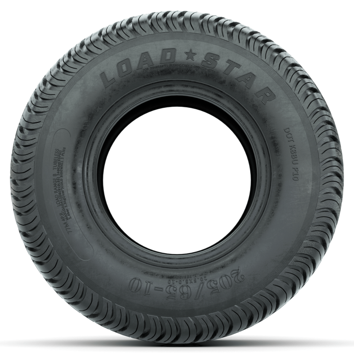 205/65-10 Kenda Load Star Street DOT Tire - Nivel Parts