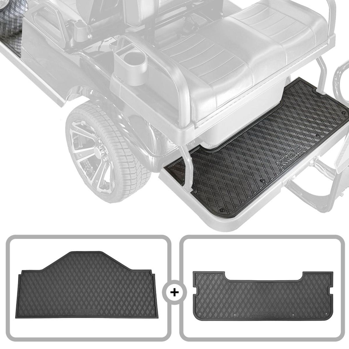 Xtreme Front & Rear Floor Mats for Evolution D5 Ranger & Maverick – All Black