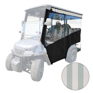 RedDot 4-Passenger Black Track Style Enclosure with Paxton Dew Valance for ICON i40X (Years 2026-Up)