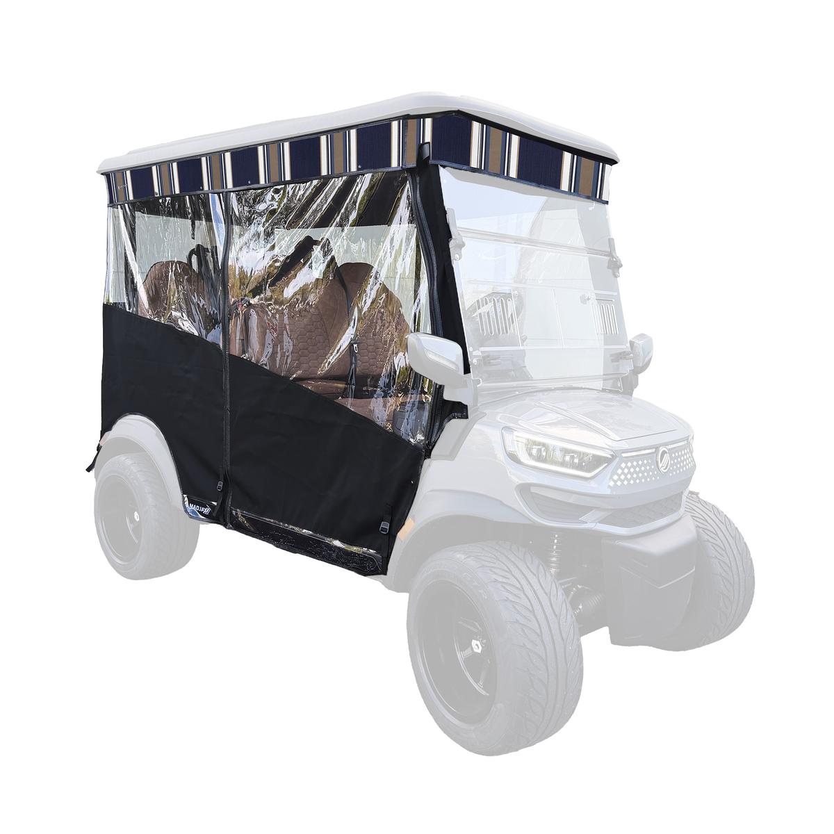 RedDot Black/Emblem Navy Single Track Enclosure for MadJax&reg; Ascent with 4-Forward Facing Seats