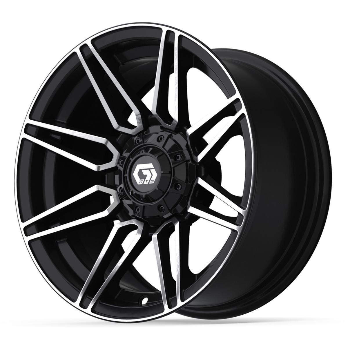 14&Prime; GTW&reg; Stealth Gloss Black with Machined Accents Wheel