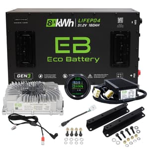 Club Car Carryall Eco Lithium 51.2V 160Ah GEN3 Battery Bundle