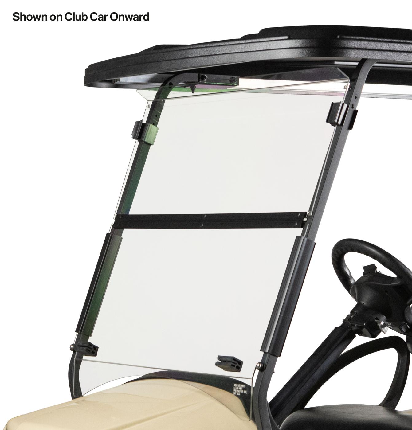 RedDot Club Car Villager and Transport Clear Folding DOT  Windshield