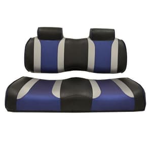 MadJax&reg; Tsunami Black–Liquid Silver w/ Freestyle Wave YAMAHA G29/Drive Front Seat Cushions