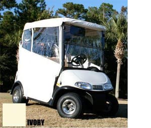 EZGO T48 2-Passenger RedDot&reg; 3-Sided Ivory Enclosure (Years 2014-Up)