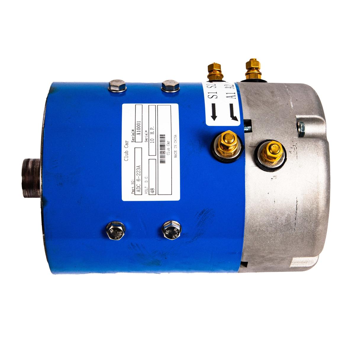 Reliance Club Car Series 36/48V 10 Spline High Speed Motor (Years 1992-Up)