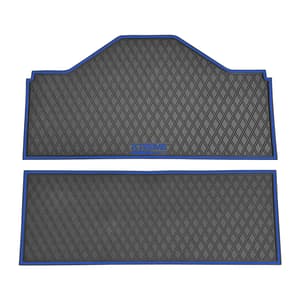 Xtreme Front & Middle Floor Mats for Evolution D5 Ranger & Maverick – Black/Blue
