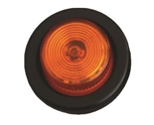 2&Prime; Round Amber LED Marker And Clearance Light. 9 LEDs