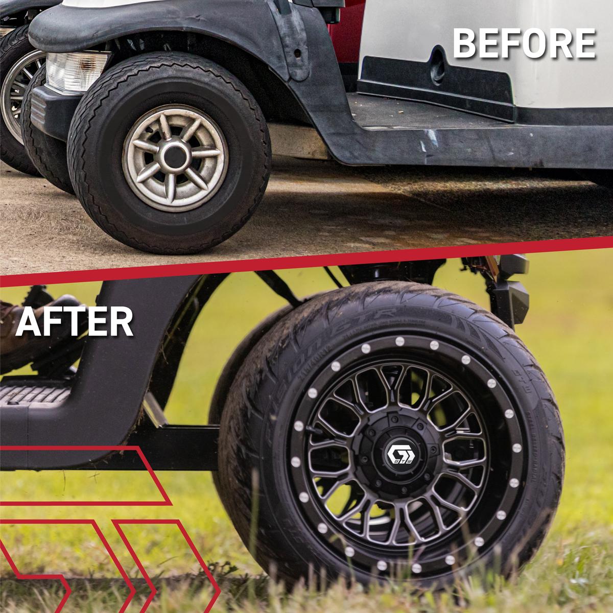 14” GTW Helix Black & Machined Wheel