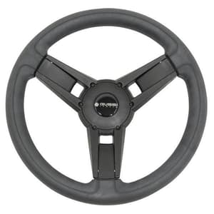 Gussi Italia&reg; Giazza Black Steering Wheel For All Club Car Precedent Models
