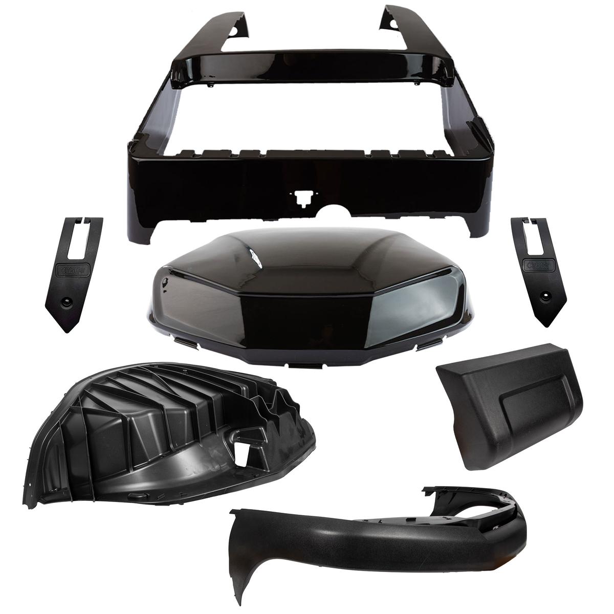 Club Car Precedent to Club Car Tempo Black Metallic Body Conversion Kit (Years 2004-Up)