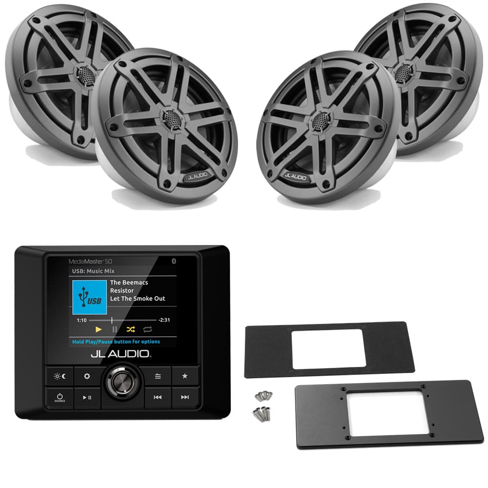 JL Audio 100W Weatherproof Media Master&#174; with Bluetooth and 4 Speakers