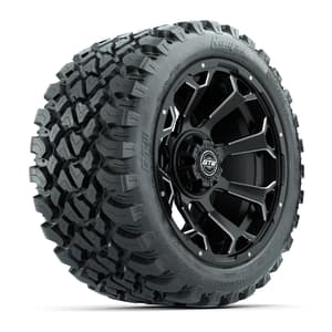 Set of (4) 14 in GTW Raven Wheels with 23x10-14 GTW Nomad All-Terrain Tires