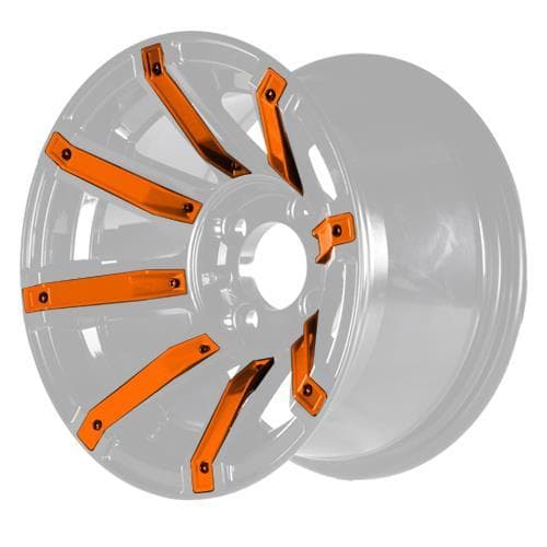 MadJax&reg; Orange Wheel Inserts for 14x7 Avenger Wheel