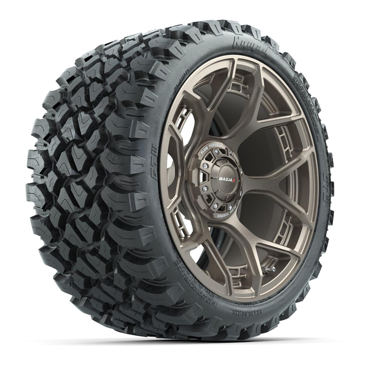 MadJax&reg; Flow Form Evolution Matte Bronze 15in Wheels with GTW&reg; 23x10-R15 Nomad Off Road Tires - Full Set