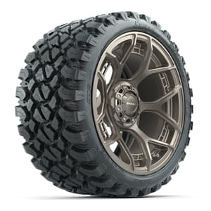 MadJax&reg; Flow Form Evolution Matte Bronze 15in Wheels with GTW&reg; 23x10-R15 Nomad Off Road Tires - Full Set
