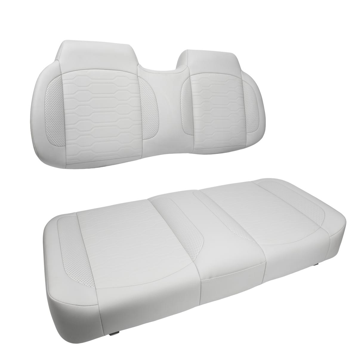 MadJax&reg; EZGO TXT/RXV/L4/S4 Fog Gray Aspen Front Seat Cushions