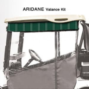 Red Dot Chameleon Valance With Ardane Sunbrella Fabric For Yamaha Drive2 (Years 2017-Up)