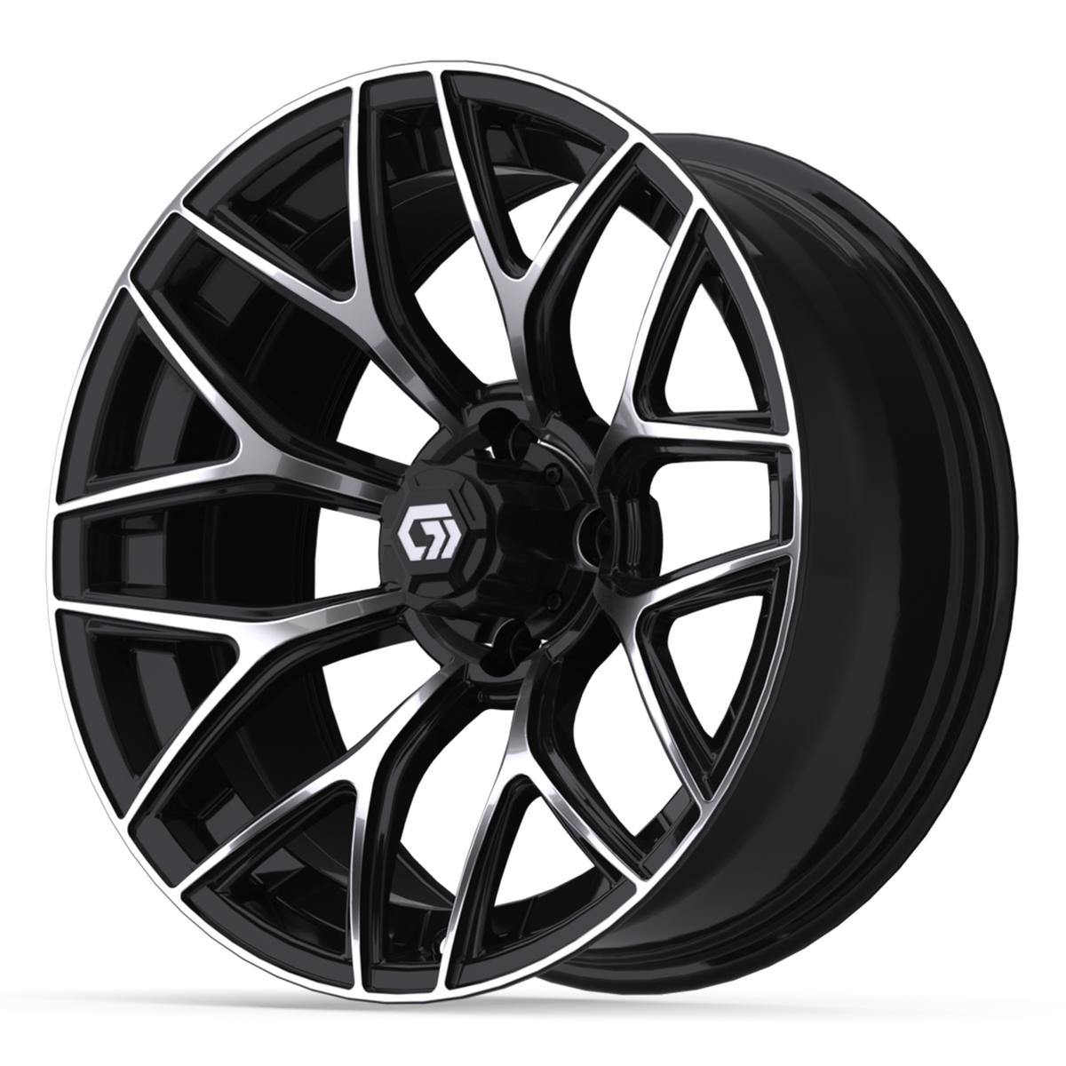 16&Prime; GTW&reg; Monaco Black/Machined Wheel