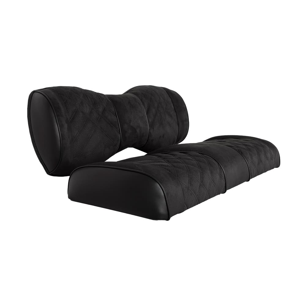 Premium RedDot&reg; Black Suede MadJax&reg; Genesis 250/300 Rear Seat Cushions