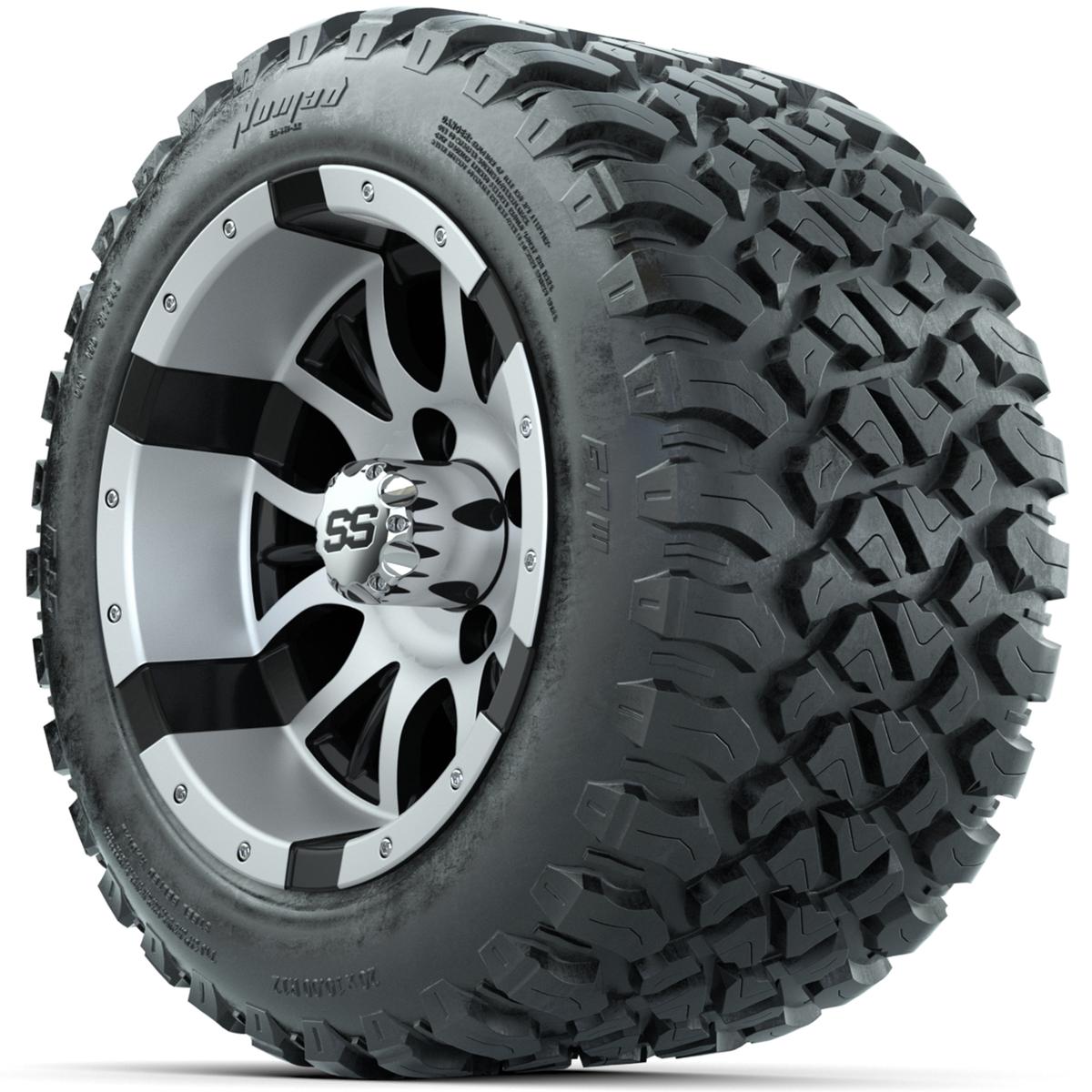 Set of (4) 12 in GTW Diesel Wheels with 20x10-R12 GTW Nomad All-Terrain Tires