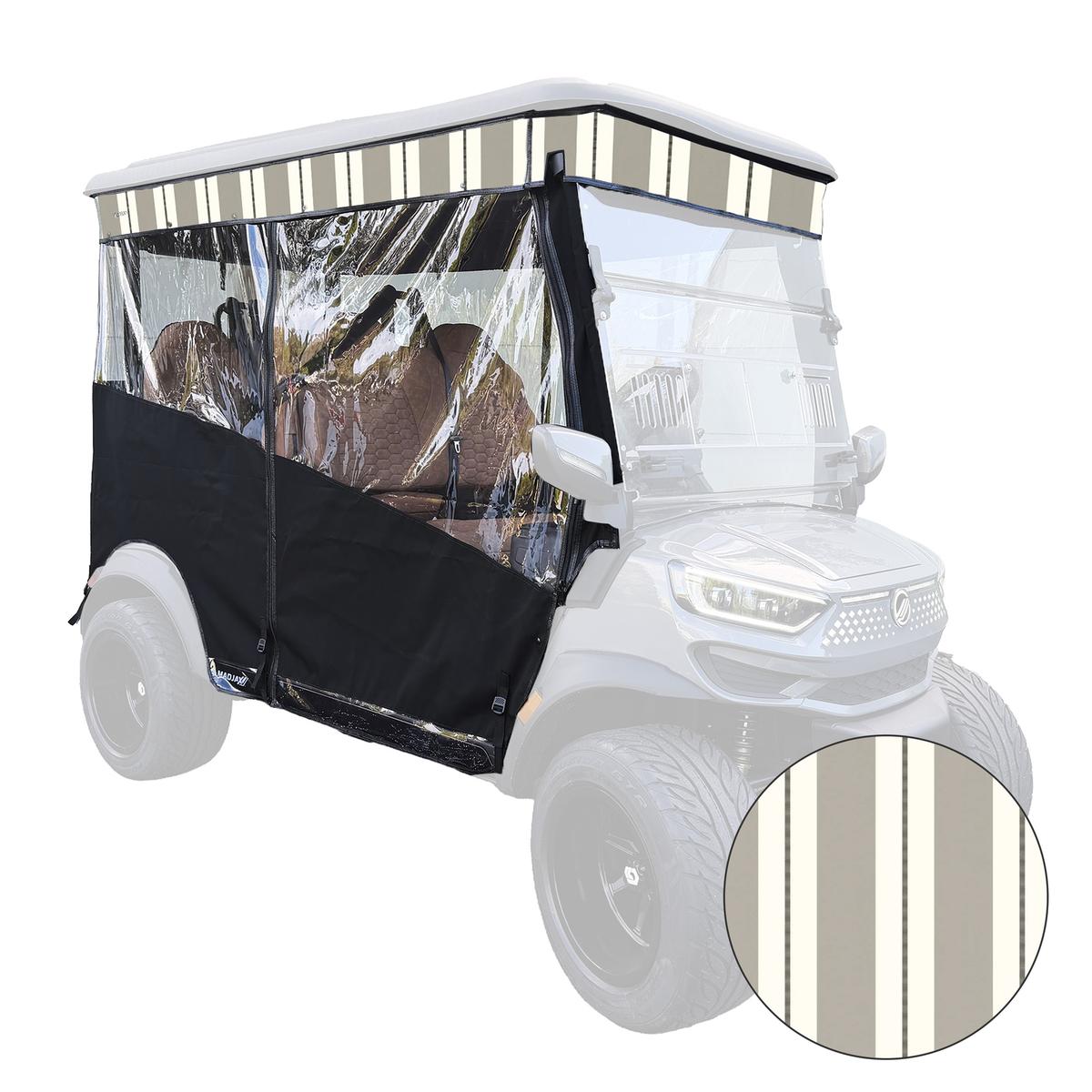 RedDot Black/Equate Cashmere Single Track Enclosure for MadJax&reg; Ascent with 4-Forward Facing Seats