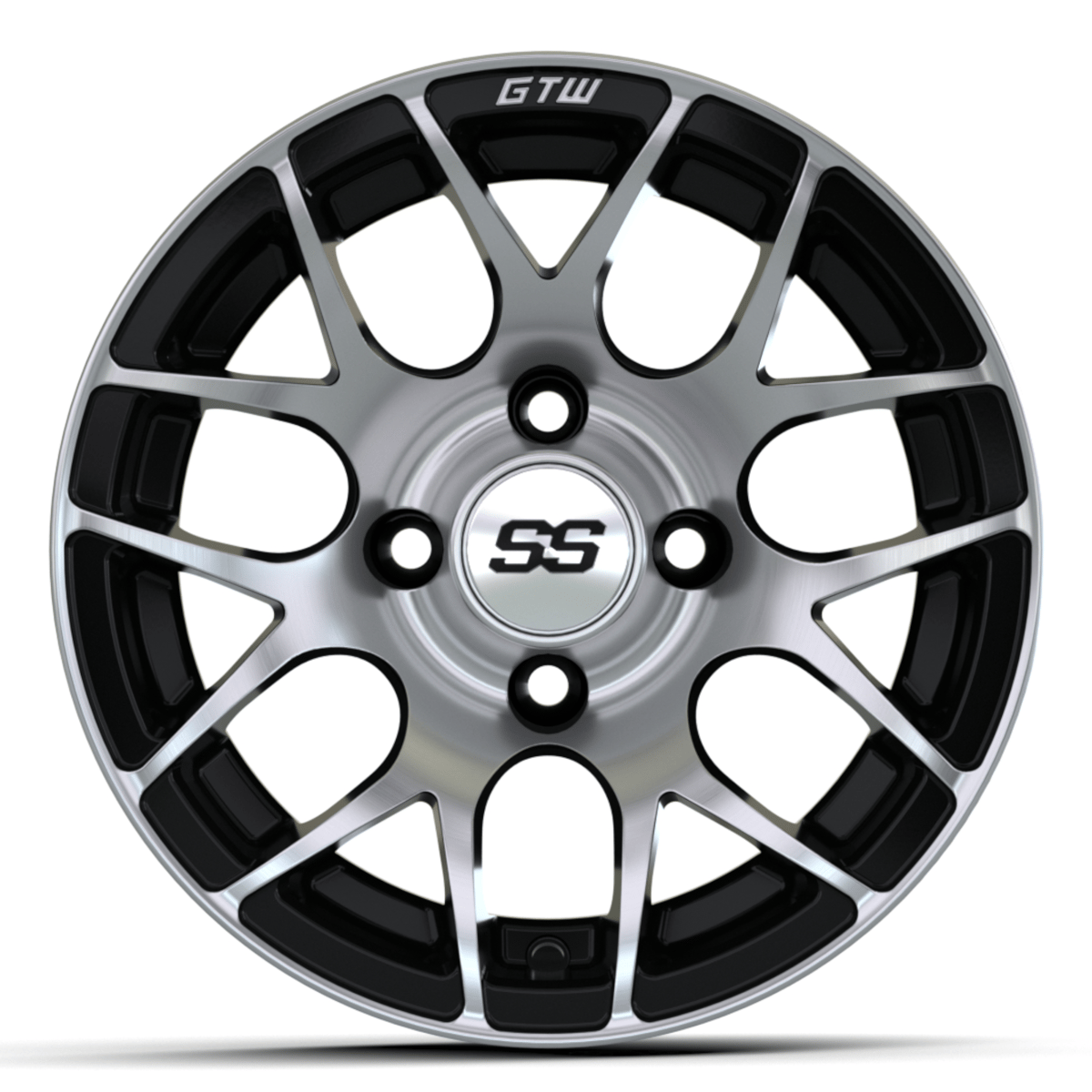 12&Prime; GTW&reg; Pursuit Black with Machined Accents Wheel