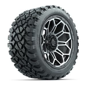 Set of (4) 14 in GTW Bravo Wheels with 23x10-14 GTW Nomad All-Terrain Tires